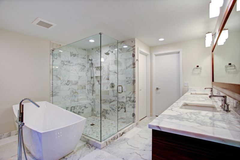 Open-Plan Shower Area